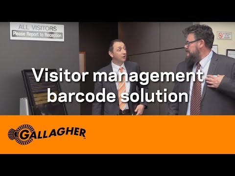 Visitor Management Kiosk Barcode Scanner Integration