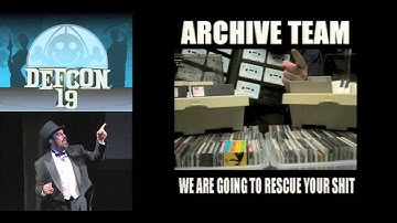 [DEFCON 19] Archive Team: A Distributed Preservation of Service Attack