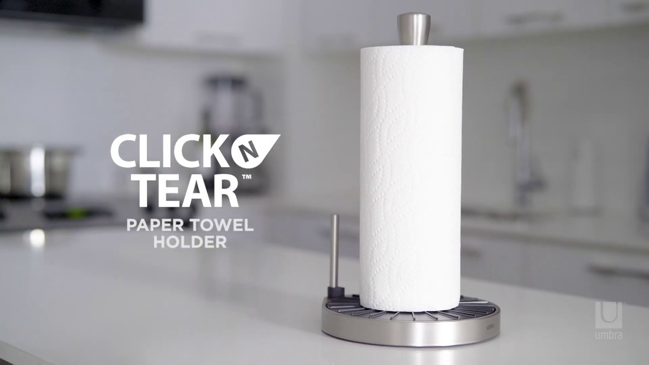 Tap & Tear™ Easy Tear Paper Towel Holder - Prodyne