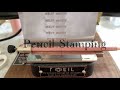 How to Stamp Your Pencils with Hot Foil Stamping Machine | L'oeil