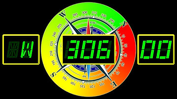 6 Minutes (360 Seconds) Countdown (Compass Version, Remix BBC Countdown 2018,  50FPS)