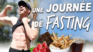 JOURNÉE de FASTING (jeûne intermittent, exercices, repas)