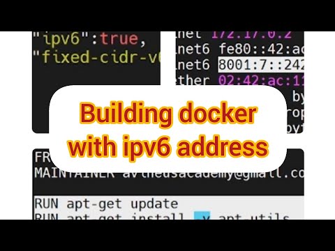 Build Docker with ipv6 enabled | Steps to build docker with ipv6 enabled | Docker build tutorial