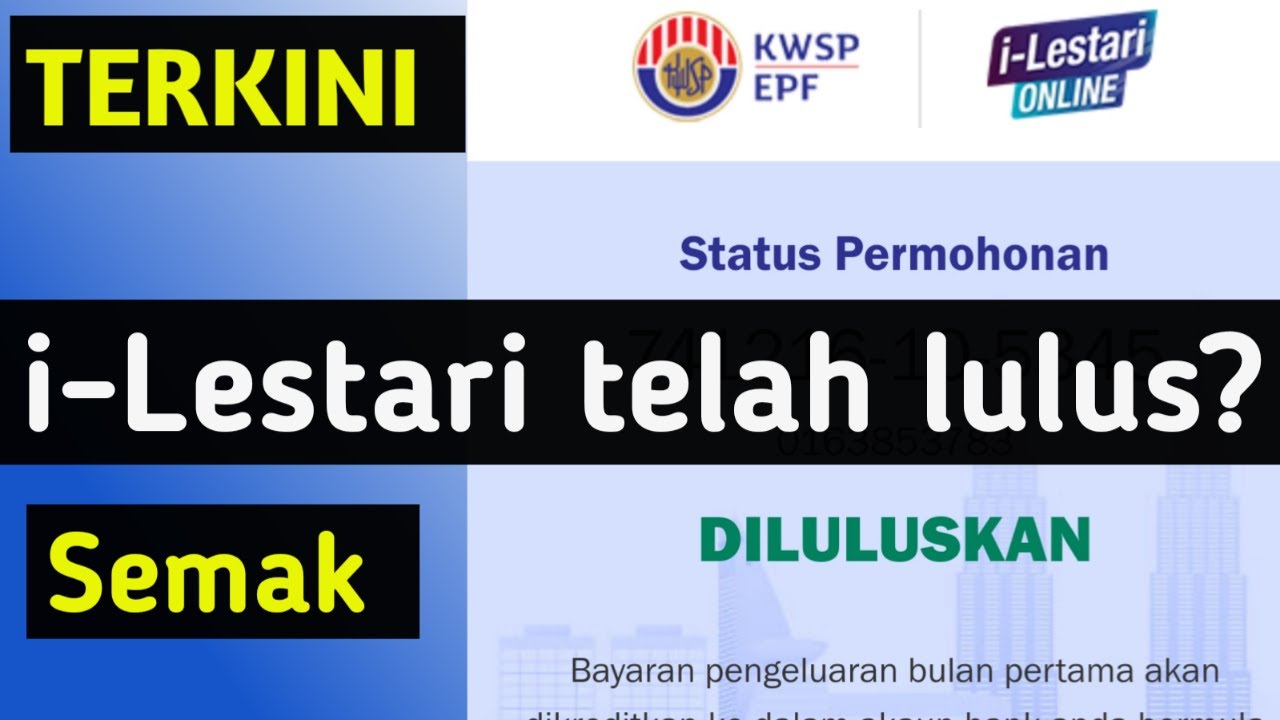 Kwsp online status semakan Semakan Pengeluaran