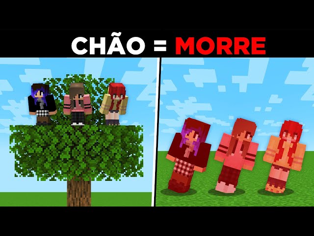 minecraft mas quem TOCAR NO AZUL MORRE! 