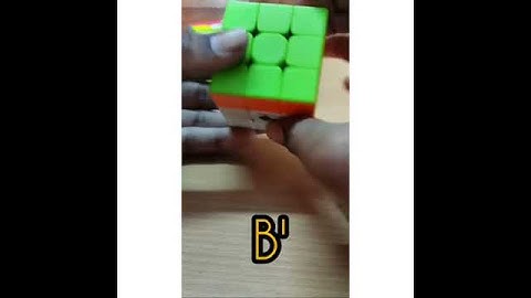 How to make a India flag pattern  in 3*3*3 Rubik