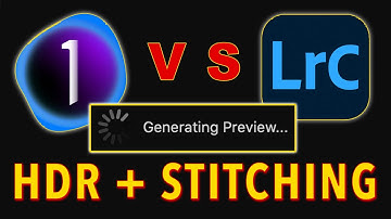 Capture One vs Lightroom HDR and Stitching