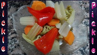 Como hacer Pickles caseros en vinagre