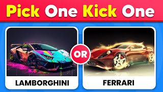 Pick one Kick one Luxury Car Edition #carquiz