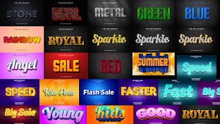 100+ 3D Text Effect in PSD Photoshop Tutorial Part 85