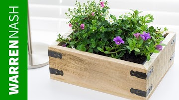 Pallet Planter Box - Project Plans & Design - Easy DIY by Warren Nash
