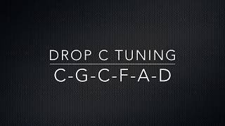 quick reference guide: drop c tuning