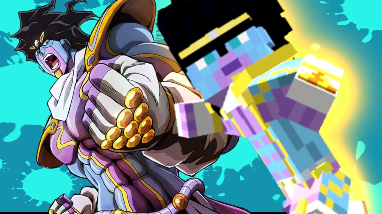 STAR PLATINUM THE WORLD en MINECRAFT!! YouTube