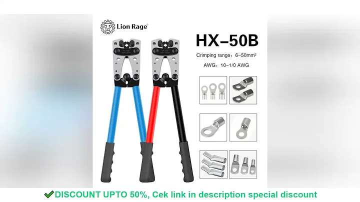 REVIEW Crimping Pliers Tube Terminal Crimper Hex Crimp Tool Multitool Battery Cable Lug Cable Hand T