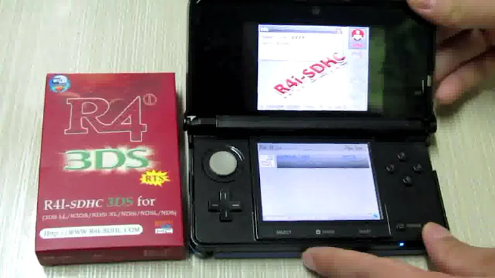 R4i SDHC 3DS RTS Works Fine on 3DS 6.2.0-12U