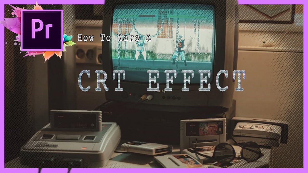 How To Create A CRT Effect IN Premiere Pro |Editing 101 - YouTube
