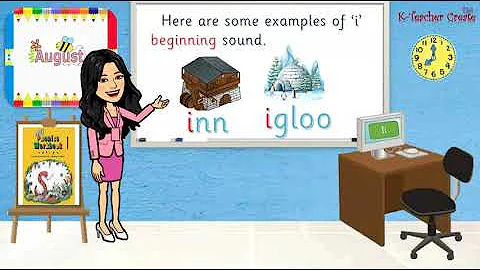 The Letter Ii-Beginning,Middle,Ending Sound