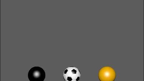 3D Animation Basics - Vertical Bouncing Ball (Different Weights)