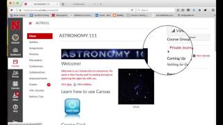 Creating Private Journals in Canvas