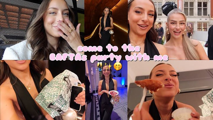 I’m backkk🥹 come to the  BAFTAs party with me vlog