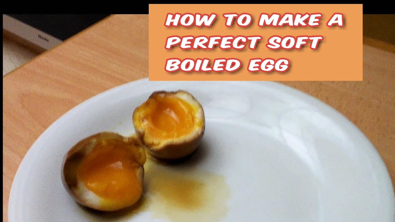 HOW TO MAKE A PERFECT SOFT BOILED EGG in JAPANESE STYLE YouTube