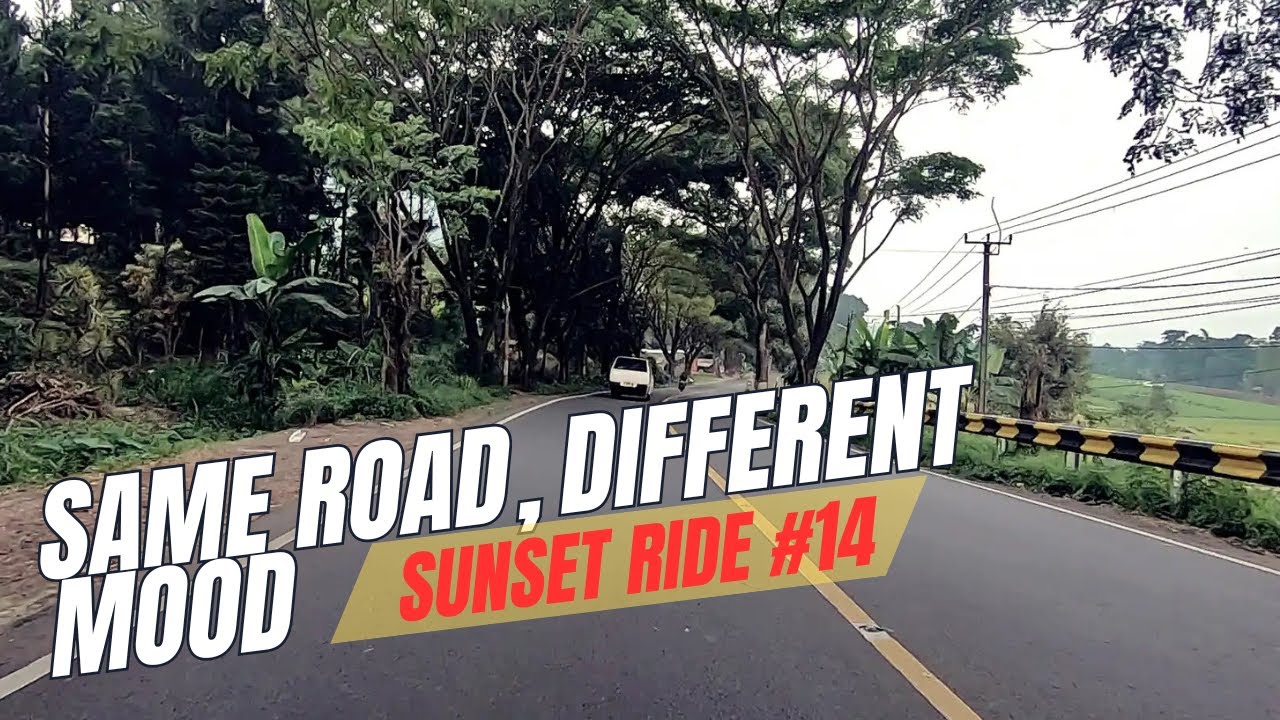 Sunset Ride: Puncak - Cianjur #14 | Just the sound of the road