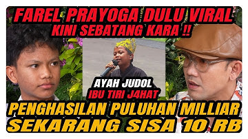 MIRIS, FAREL PRAYOGA DARI ISTANA KINI SENGSARA‼️DI A-N!4A-Y4 IBU TIRI, BAPAK DIPENJARA ‼️