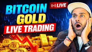 LIVE BTC Bitcoin &amp; XAUUSD Gold Trading | Real-Time Analysis