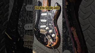 Putting Single Coils Back in this Guitar | Guitar Mod SHORT