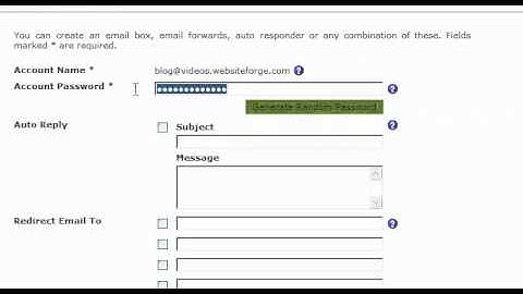 How To Change My Websiteforge Email Password - Websiteforge Ecommerce Website
