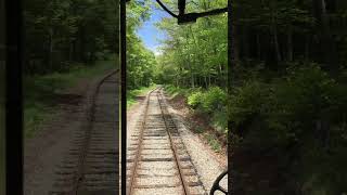 Cass Railroad in Cass WV. The train whistle and some scenery. Love the sound. 5/23/15