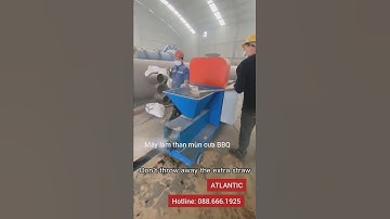 Máy làm than BBQ từ mùn cưa vỏ chấu