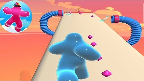 BLOB RUNNER 3D Games all level new update level 2-7 gameplay