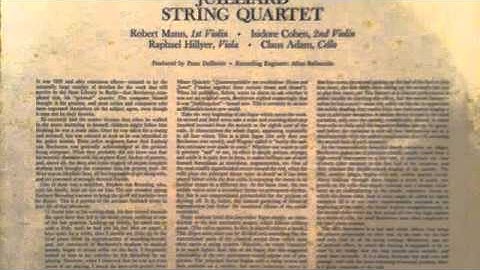Beethoven String Quartet No.14 in C-sharp minor, Op. 131 (3rd Movement)