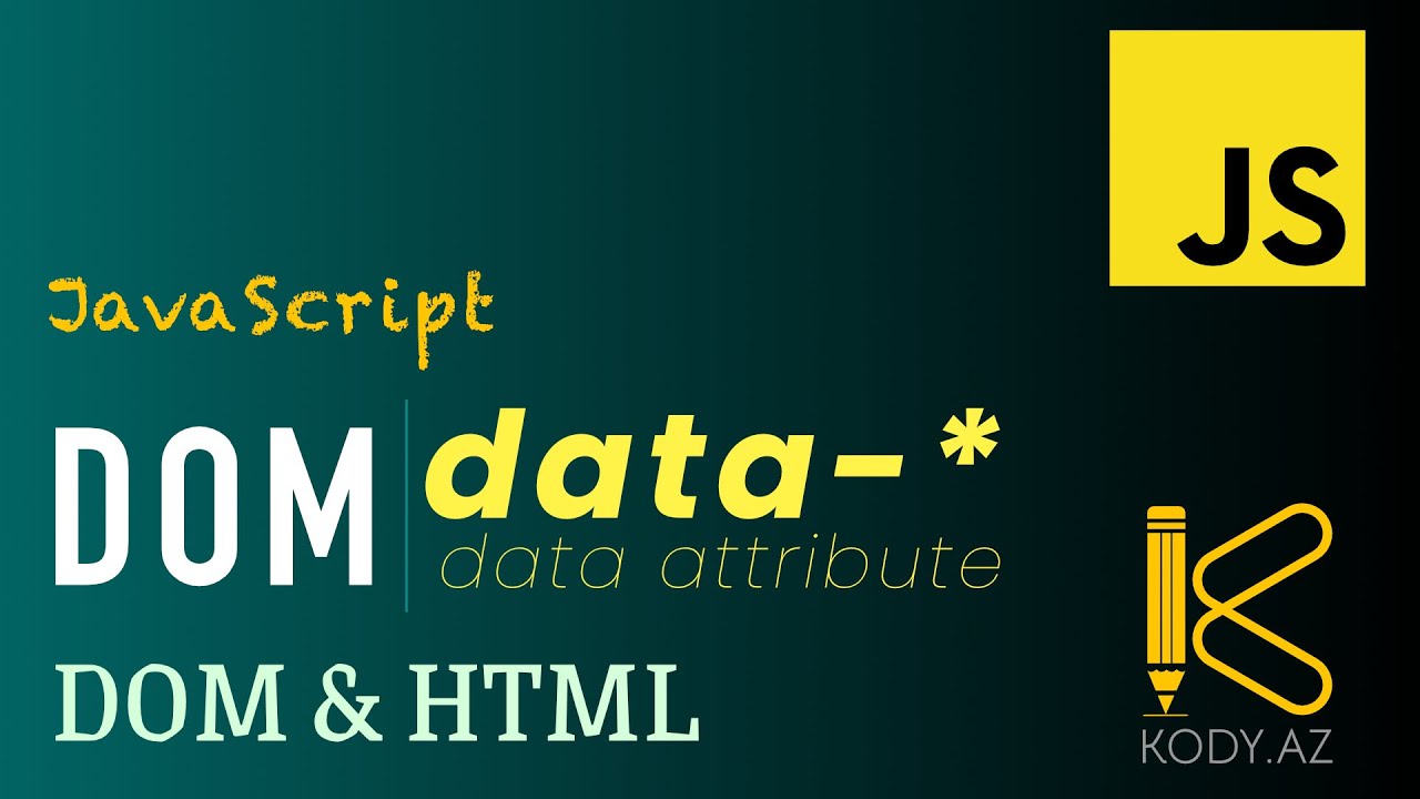 JavaScript: data attributes in DOM | data attributları  | setAttribute & getAttribute #kody_az?>