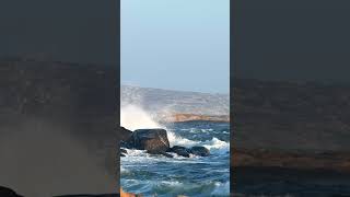 Huge Waves in Oslofjord, Norway 🇳🇴 #shorts