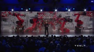 Elon Musk's Tesla Model 3 Unveiling - Full HD - WOW