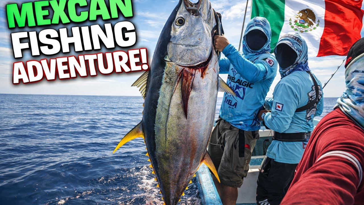 CAMAROGRAFO TRINCADO con una VACA TUNA🎣😨  // ALTA MAR MEXICO😨