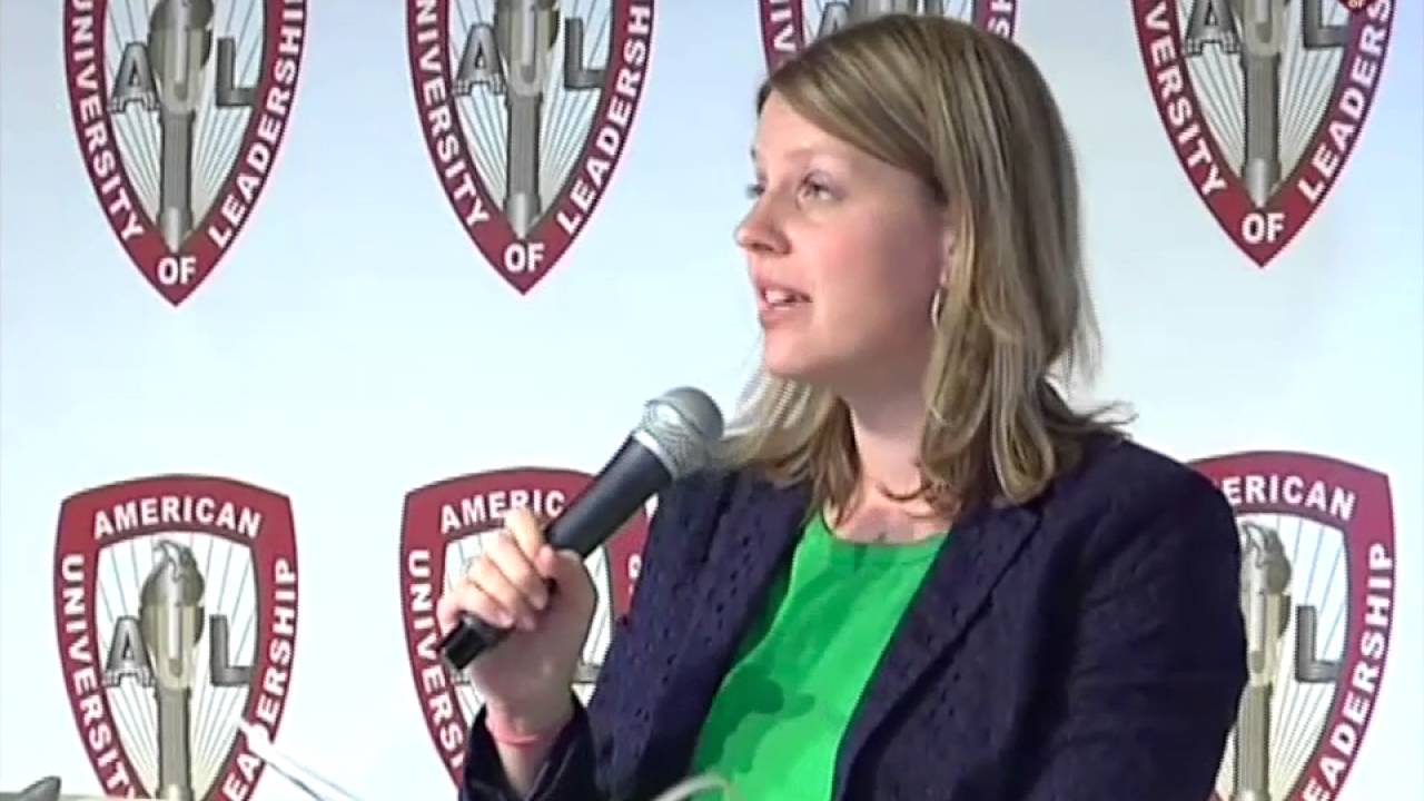 Ms. Carry Monahane, delivering a speech during the Education for a Better Morocco Conference