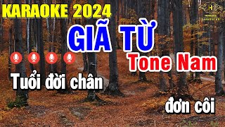 Giã Từ Karaoke Tone Nam ( Am ) Nhạc Sống Rumba | Trọng Hiếu