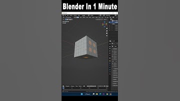 Make a dice in Blender: The easiest dice tutorial ever! #shorts #shortvideo