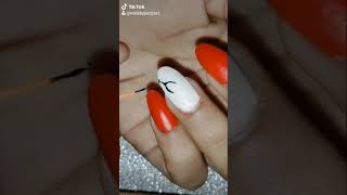easy red nail designs 1
