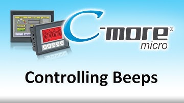 C-more Micro HMI Controlling Beeps from AutomationDirect