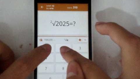 Math Tricks - Single game - To the bitter end - level 42 (Number Keyboard)