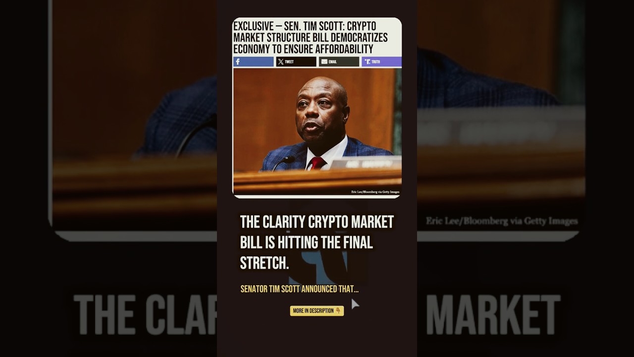 The CLARITY crypto market bill is hitting the final stretch