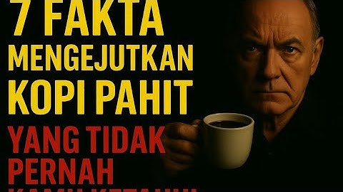 7 Fakta Mengejutkan Kopi Pahit untuk Lansia! Yang Nomor 5 Sering Diabaikan!