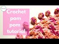 Crochet Pompom Edging Tutorial