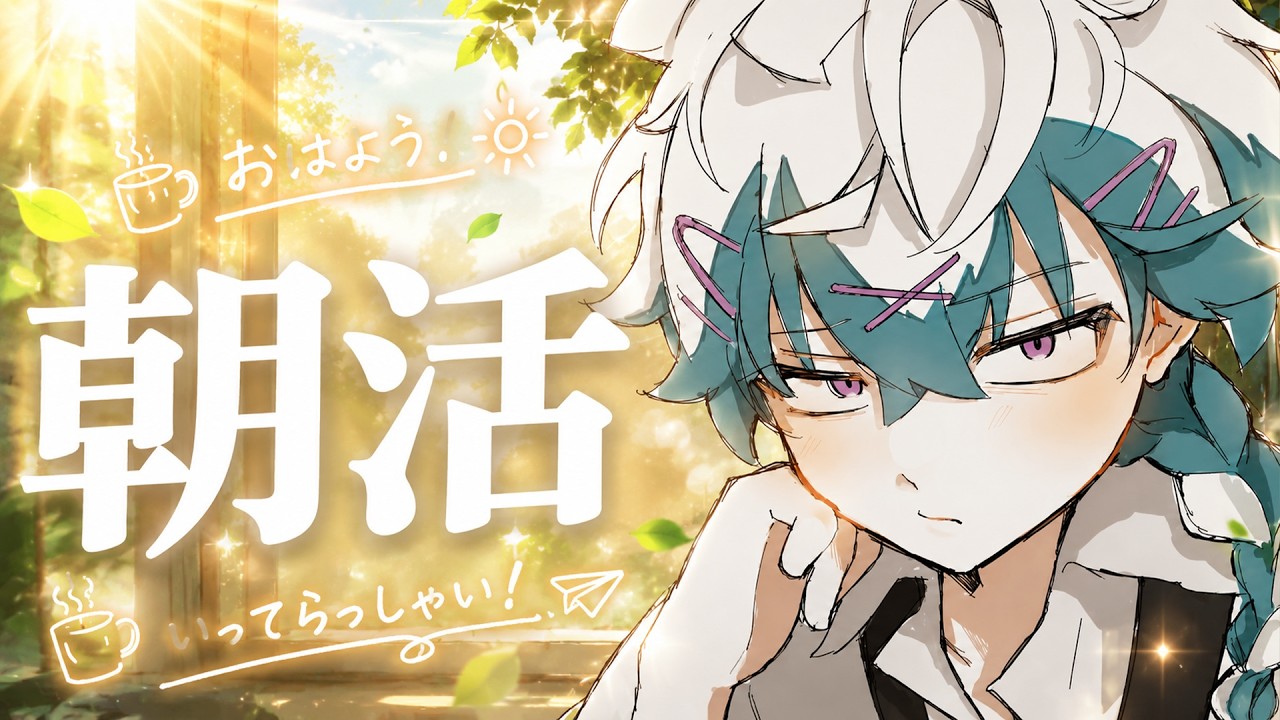 【朝活】おはよう！いってらっしゃい！をひさびさにするぞ！【幽凪こなた】#新人vtuber