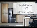 How to Build Your Own DIY Kitchen Cabinets--Using Only Plywood!