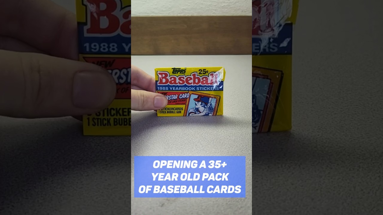 Opening A 35 Year Old Card Pack